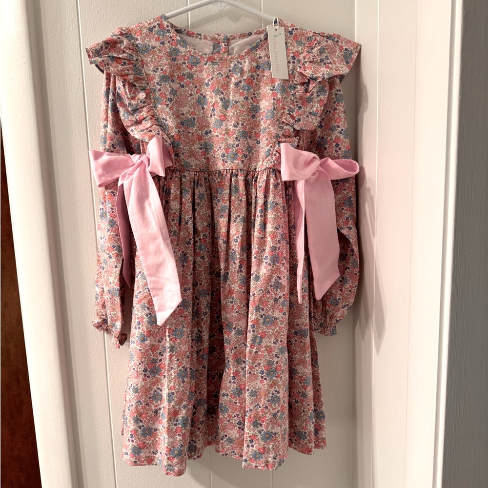 NWT, Double Bow Dress, Eliza James Kids, Size 7